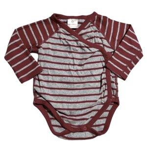 Hanna Andersson organic cotton long sleeve bodysuit 3-6 months